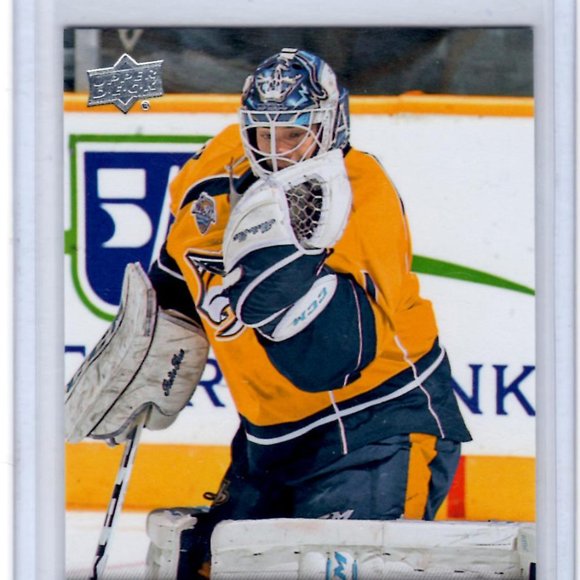 Juuse Saros Young Guns Upper Deck Rookie Card 2015/16 #464 Nashville Predators - Picture 3 of 4